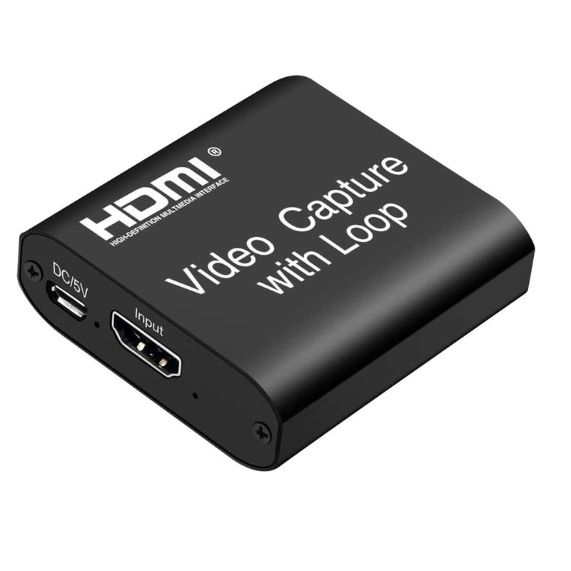 ORIVISION Video Capture Card 4K HDMI Device with Loop Out, Full HD 1080P Game Capture Video Recorder for Live Streaming, Broadcasting or Video Conference,S3/PS4/Xbox One/DSLR/Camcorders - Image 1